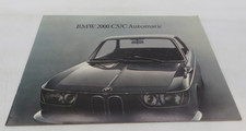 1966 BMW 2000 CS/C AUTOMATIC Vintage Dealer Sales Brochure auto advertising picture