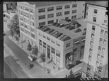 Photo:Washington D.C. 1940s Downtown Parking Garage Aerial View picture