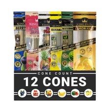 King Palm Natural Pre Rolled Palm Leaf Cones 2 Count Tobacco Free Cones picture