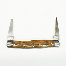 VINTAGE 1924-1933 REMINGTON (R4593) MUSKRAT POCKET KNIFE 2 BLADE MADE IN USA picture