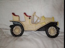 Vintage 1910 Buick Car Aluminum Wall Plaque Hanging Decor By Midwest MCM picture