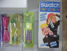 Swatch Twin Phone Limelight Deluxe TXG100 Vintage Landline Telephone MIB df picture