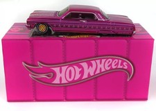 Hot Wheels 1/64 CHEVROLET 1964 Impala Pink Metallic Red Line Club picture