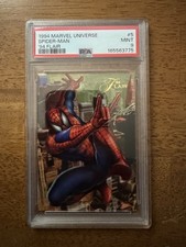 1994 MARVEL UNIVERSE '94 FLAIR #5 SPIDER-MAN PSA 9 picture