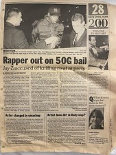 Article Of Rapper (Jay-Z) Arrested Back In December 4th 1999 picture