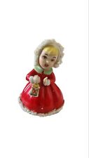 Vintage Christmas Spaghetti Girl Bell Japan No Clanker picture