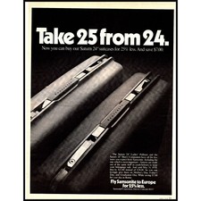 1970 Samsonite Luggage Saturn Suitcase Vintage Print Ad Hardside Travel Wall Art picture