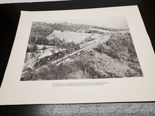 Merchandise Train # 77 B&W 12 x 16 Lithograph picture