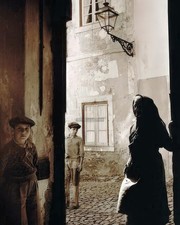8x10 Lisbon Portugal Elderly Woman And Children Glossy Photo Print HT4136402 picture