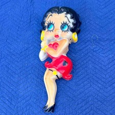 Vtg 1984 Betty Boop Plastic Light Mask Shell Wall Plaque Techno Creations AS IS picture