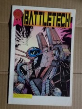 BattleTech #6 Blackthorne comics Dec 1988 rare copper age high grade comic book  picture