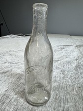 Vintage Ja Scott Co Atlanta GA 7 Oz Embossed Clear Glass Soda Bottle USA picture