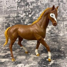 Vtg Custom Breyer Horse Walking Chestnut OOAK Hand Painted Westerncor picture