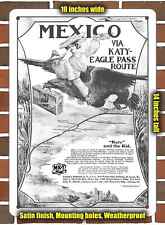 Metal Sign - 1904 MKT Railroad to Mexico- 10x14 inches picture