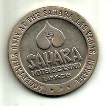 1, $1.00 Gaming Token. 1969 Sahara (Old) Casino. Las Vegas, NV. picture
