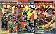 Creatures On The Loose #30 33 35 Man-Wolf (Marvel 1974-75) MVS Intact  picture