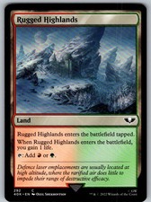 MTG: RUGGED HIGHLANDS UNIVERSES BEYOND: WARHAMMER 40,000 292 C NM picture