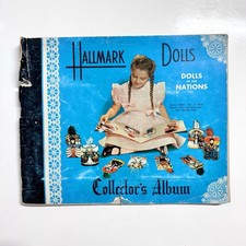 Antique 1948 Hallmark Dolls of the Nations Collectors Album 14 Cards Vintage Set picture