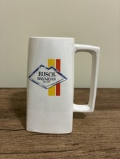 Anheuser Busch, St. Louis, Missouri white ceramic mug With Busch Bavarian Logo picture