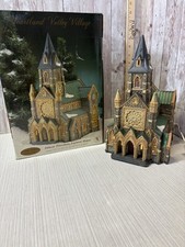 O’Well 1997 Heartland Valley Village Church Porcelain Lighted Christmas w Box picture