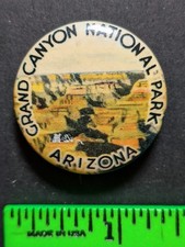Vintage Grand Canyon Park Arizona Pinback Pin picture