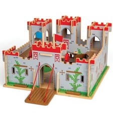 Bigjigs Toys, King George's Wooden Castle, Wooden Toy, Wooden Castle Toy, Kni... picture