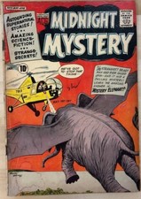 MIDNIGHT MYSTERY #3 (1961) ACG Comics VG+ picture