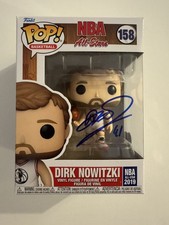 Dirk Nowitzki Signed Autographed Funko Pop #158 Beckett COA picture