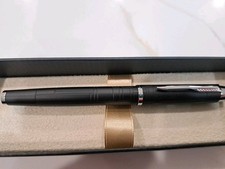 Parker IM PREMIUM GRID MATTE BLACK CHROME TRIM roller ball PEN 071641037922 picture