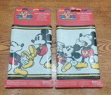 NOS Vtg 1993 Disney Mickey Mouse Mickey's Stuff Borden Self-Stick Wall Border(2) picture