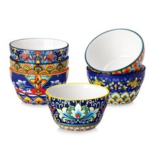 vancasso SIMI Bouillon Cups Set of 6, 8 Oz Ceramic Bowls picture