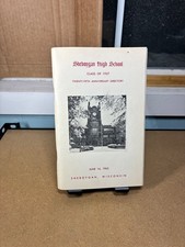 Sheboygan High School Class of 1937 25th Anniversary Directory June 16, 1962 picture
