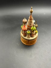 Vtg 1978 Soviet USSR St Basil Cathedral Wooden Model Toy Landmark Beriozka 1970s picture
