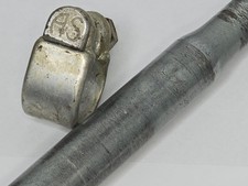 Vintage 1950's Schwinn Script Stamped Seat Post & AS D-bolt Clamp B6 DX Panther picture