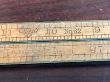 Stanley No. 62 Boxwood & Brass 2 Foot 4 Fold Carpenter's Rule a Real Sweetheart picture