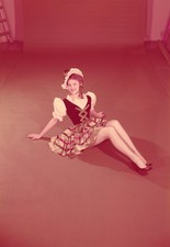 KF14-708 PAT WHITE ST PATRICK'S DAY PIN-UP 1955 ORIGINAL 5X7 COLOR TRANSPARENCY picture