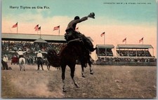 1909 CHEYENNE FRONTIER DAYS RODEO Wyoming Postcard