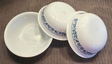 Vintage Corelle Old Town Blue Onion 6” Cereal Bowl Lot of 3 Bowls MCM CLEAN picture