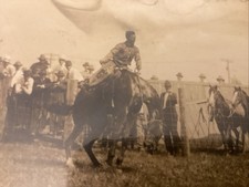 AI I’d Bill Pickett “Dusty Demon” Misspelled 101 Ranch, Wild West Postcard picture