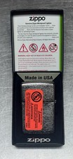 Zippo Genuine Windproof Lighter Made in USA Brushed Chrome with Box picture