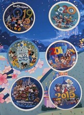 Walt disney world Magnet 2015 2016 2017 2018 2019 And 2026 Se of 6 picture