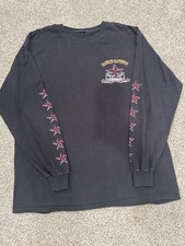 Vintage 2004 Harley Davidson Albuquerque NM Long Sleeve Shirt Black Y2K picture