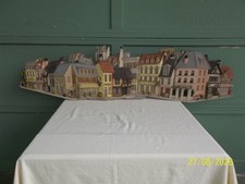 VINTAGE 1976 BURWOOD HOMCO LARGE VILLAGE CITYSCAPE WALL HANGING 55