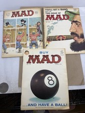 3 Silver Age Mad Comics/magazines  #63,81,82 picture
