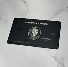 AMEX Black Card CUSTOM Centurion Small | Big Chip MADE IN THE USA picture
