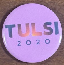 Tulsi Gabbard For President 2020 Button. 2.25inches picture