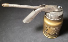 Vintage Pump Oiler Can Car-Mate Brand Still Works Great picture