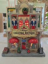 Lemax Mary’s Christmas Boutique #85344 Lighted Building Holiday Home Decor  picture
