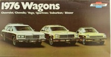 1976 Chevrolet Wagons Sales Brochure Chevelle Suburban picture