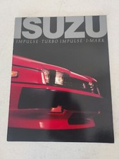 vintage 1985 Isuzu Turbo Impulse Coupe Fold Out Car Brochure Catalog 9